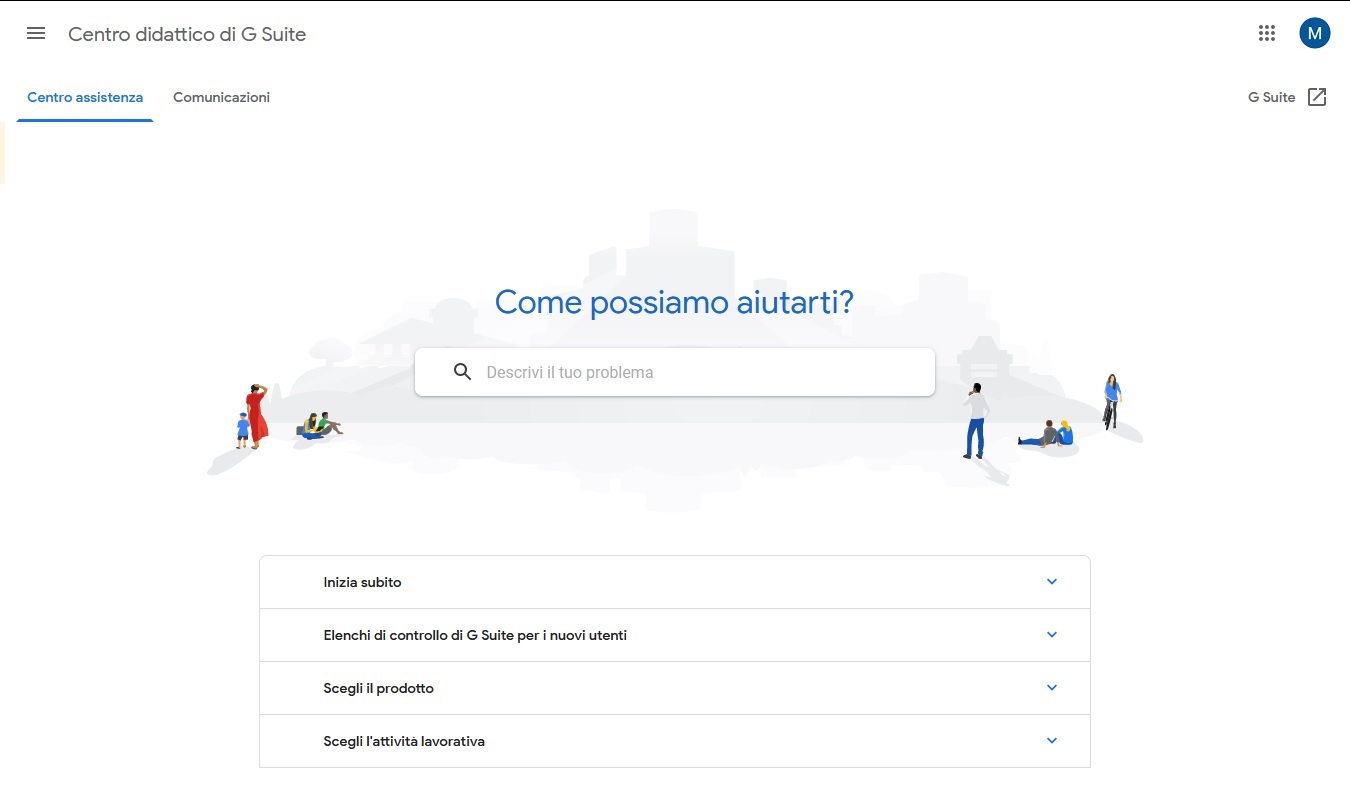 Centro didattico G Suite